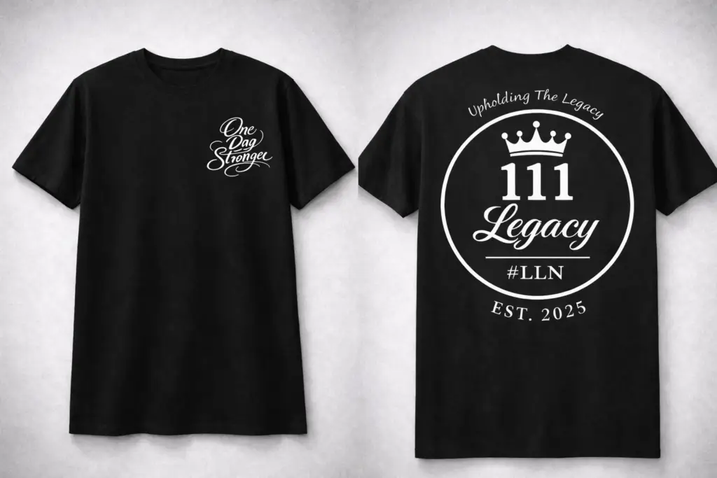 one 11 legacy t shirts